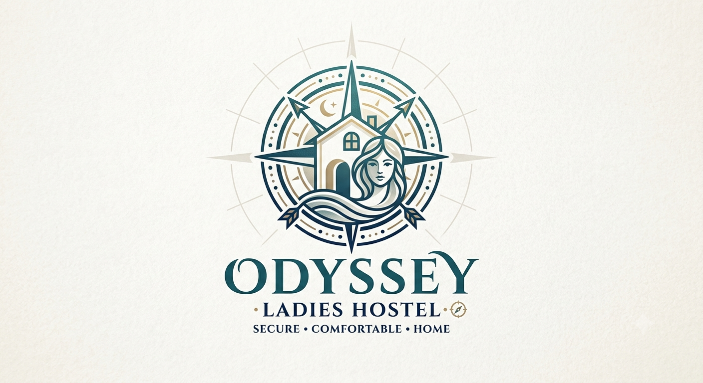 Logo of Odyssey ladies hostel, kaloor ernakulam